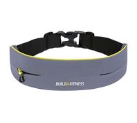 Build & Fitness Riñonera Running - Cinturón Hombre/Mujer Ajustable, Clip para Llaves - Ligero, Fino, Manos Libres - Móviles, Llaves, Tarjetas - Riñonera Deportiva Running, Gimnasio, Yoga, Deporte