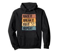 Build It Tunea It Race It Break It Fix It Repeat A los Hombres Les Encanta el Coche Sudadera con Capucha