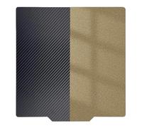 Build Plate, Compatible con ENERGETIC Upgrade PEI texturizado + PET liso Fibra de carbono Impresión a doble cara Hoja de acero con resorte 210x210 mm for KP3S Pro S1,for Hotbed Build Plate(With base)