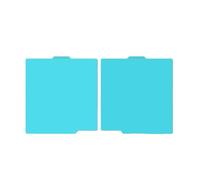 Build Plate, Placa de construcción de 257x257mm, Compatible con impresora 3D Bambu P2S/P1S/P1P/X1C/X1E/A1, plataforma de superficie extraíble de doble cara,for Hotbed Build Plate(2PCS)