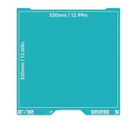 Build Plate Pro Sheet Spring Steel, Piezas de Impresora 3D compatibles con H2-D H2-C(Glacier For H2-C,1pcs)