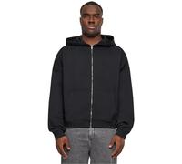 Build your Brand 90's Zip Hoody Sudadera con Capucha, Negro, 4XL para Hombre