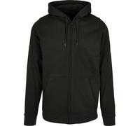 Build Your Brand Basic zip hoodie bb008 - tejido de sudor cepillado