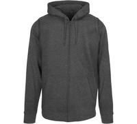 Build your Brand Basic Zip Hoody Sudadera Con Cremallera Fleece Capucha