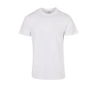 Build Your Brand BB010-Basic Round Neck T-Shirt Camiseta Hombre, Blanco, L