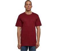 Build Your Brand Basic Round Neck T-Shirt Camiseta, Burgundy, XXL para Hombre