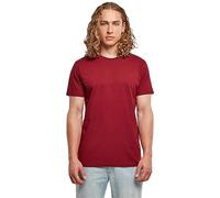 Build your Brand Basic Round Neck T-Shirt Camiseta, Cherry, M para Hombre