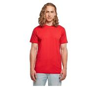 Build Your Brand BB010-Basic Round Neck T-Shirt Camiseta Hombre, Cityred, L