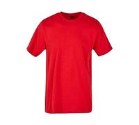 Build Your Brand BB010-Basic Round Neck T-Shirt Camiseta Hombre, Cityred, M