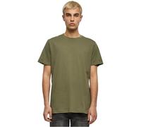Build Your Brand BB010-Basic Round Neck T-Shirt Camiseta Hombre, Olive, XS