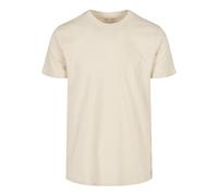 Build Your Brand BB010-Basic Round Neck T-Shirt Camiseta Hombre, Sand, M
