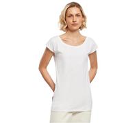 Build Your Brand BB013-Ladies Wide Neck tee Camiseta Mujer, Blanco, M