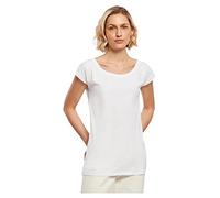 Build Your Brand BB013-Ladies Wide Neck tee Camiseta Mujer, Blanco, XXL