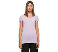 Build Your Brand BB013-Ladies Wide Neck tee Camiseta Mujer, Lilac, M