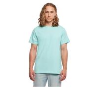 Build Your Brand By004-T-shirt Round Neck Camiseta, Beryl Blue, 4XL Hombres