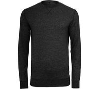 Build Your Brand By010-light Crew Sweatshirt Sudadera, Negro, Small