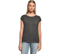 Build Your Brand BY021-Ladies Extended Shoulder tee Camiseta Mujer, Charcoal, M