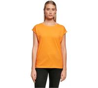 Build Your Brand BY021-Ladies Extended Shoulder tee Camiseta Mujer, Paradise Orange, L