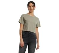 Build your Brand By042-ladies Cropped tee Camiseta, Paleolive, M Mujeres