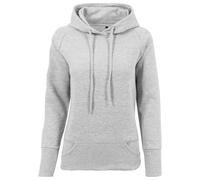 Build Your Brand BY043 Sudadera con Capucha, Mujer, Gris, Extra-Large