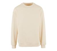 Build Your Brand By075-sweat Crewneck Sudadera, Arena Blanca, 5XL para Hombre