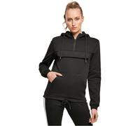 Build Your Brand By097-ladies Sweat Pull Over Hoody Sudadera con Capucha, Negro, S para Mujer