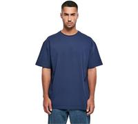 Build Your Brand BY102-Heavy Oversize tee Camiseta Hombre, Azul (Dark Blue), L