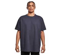 Build Your Brand BY102-Heavy Oversize tee Camiseta Hombre, Azul (Navy), M