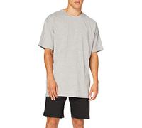 Build Your Brand BY102-Heavy Oversize tee Camiseta Hombre, Gris (Grey), L
