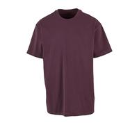 Build Your Brand BY102-Heavy Oversize tee Camiseta Hombre, Morado (Plum Purple), XL