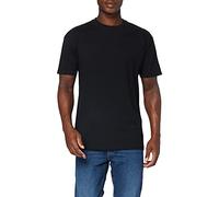 Build Your Brand BY102-Heavy Oversize tee T-Shirt, Black, M Men's