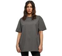 Build Your Brand By149-ladies Oversized Boyfriend tee Camiseta, Gris Oscuro, XXXXL Mujeres