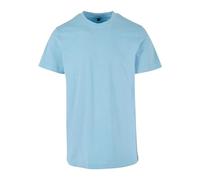 Build your Brand By190-acid Washed Round Neck tee Camiseta, Azul báltico, 3XL Hombres