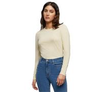 Build your Brand By261-ladies Short Longsleeve Camiseta, Arena, 4XL para Mujer