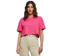Build your Brand By264-ladies Short Oversized tee Camiseta, Rosa Hibisco, XXL Mujeres