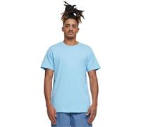 Build Your Brand Camiseta básica para Hombre, Cuello Redondo, Corte Regular, algodón, Tallas XS a 5XL, Azul báltico, S