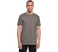 Build Your Brand Camiseta básica para Hombre, Cuello Redondo, Corte Regular, algodón, Tallas XS a 5XL, Gris Oscuro, M