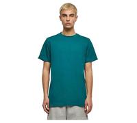 Build Your Brand By004-T-shirt Round Neck Camiseta, Retro Green, M Hombres