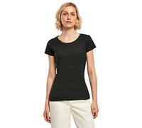 Build Your Brand Camiseta básica para Mujer, Color Negro, Talla XS