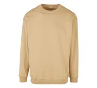 Build Your Brand Camiseta Crew Neck BY075 - Man's Long Sleeve Plain Polycotton c