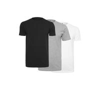 Build Your Brand Camiseta Cuello Redondo 3 Pack Algodón Jersey