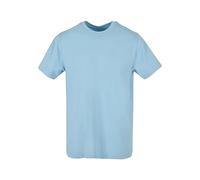Build your Brand Camiseta Cuello Redondo, Azul Cielo, XXL para Hombre