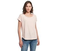 Build Your Brand Camiseta de Manga Larga para Mujer, Rosa, M
