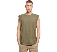 Build Your Brand - Camiseta sin Mangas para Hombre, Color Verde Oliva