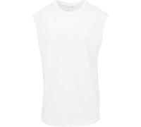 Build Your Brand - Camiseta sin Mangas para Hombre, Talla S, Color Blanco