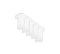 Build Your Brand Camisetas Hombre White 4XL 5-Pack