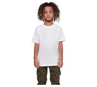 Build Your Brand Camisetas Hombres, Niño, Blanco, 158