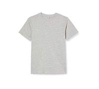 Build Your Brand BY116-Kids Basic tee T-Shirt, Heather Grey, 134-140 cm Men's