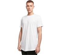 Build Your Brand Camisetas largas Hombres, Adulto, Blanco, XXL