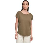 Build Your Brand BY036-Ladies Long Slub tee T-Shirt, Olive, M Women's